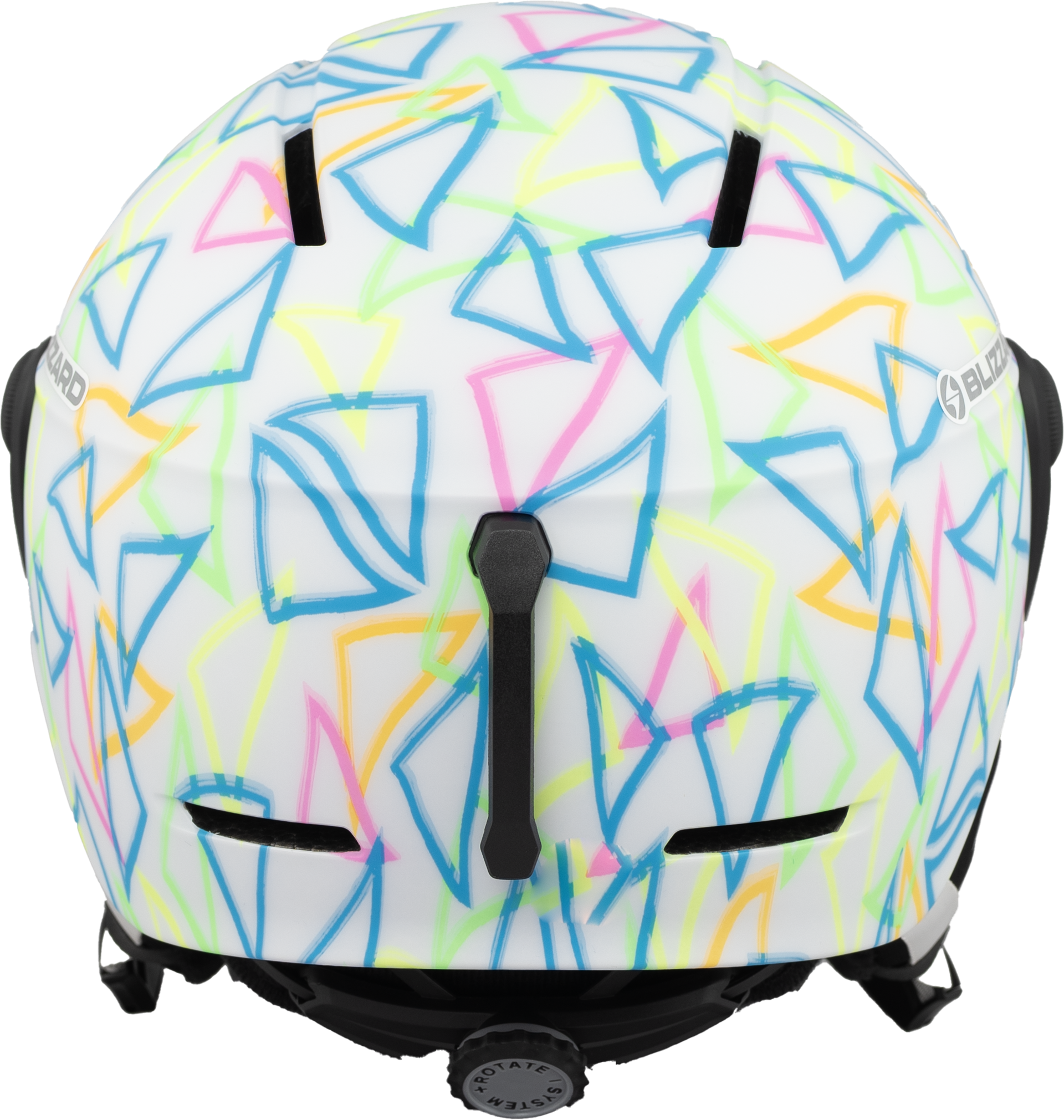 Lyžařská helma Blizzard Flash Visor junior ski helmet, white/multicolor